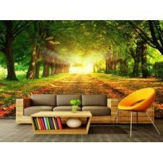 Papel de Parede Paisagens Floresta 02 - 1,00 X 1,00 - Voce Decorando