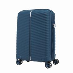 Mala de Bordo Pequena para Viagem Expansível em Polipropileno Samsonite Varro Cadeado Tsa Marinho