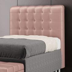 Cabeceira Estofada Decorativa Para Cama Box Dama 90 Para Cama de Solte