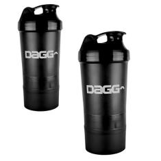 Coqueteleira Academia Kit 2un Shaker Porta Whey Shakeira Copo Fitness 