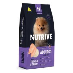 Ração Cães Nutrive Select Adultos Pequeno porte Frango e Arroz 15kg