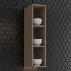 Nicho Aéreo Cozinha Connect 100% MDF Duna - Henn, Cinza