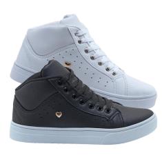 Tênis Feminino Academia Fitness Esportivo Kit 2-Feminino