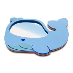 Espelho Para Banho Baleia Em Acrílico E Eva Comtac Kids 4103
