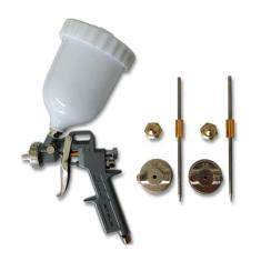 Pistola De Pintura  Gravidade Com 3 Bicos 1,2mm 1,5mm 1,8mm