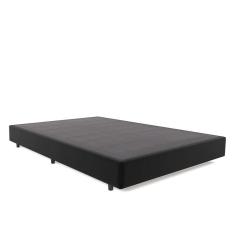 base para cama box casal torvi suede (35x138x188) preta