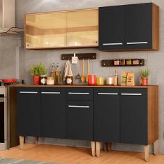 Cozinha Completa Madesa Emilly Drive Balcão e Armário Reflex