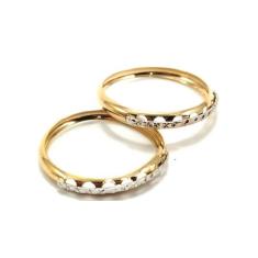 Anel de ouro 18k aparador vazado - Elegancy Joias, 12