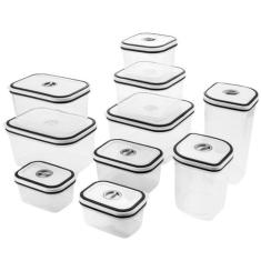 Conjunto De Potes Herméticos De Plástico 10 Unidades - Electrolux