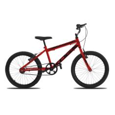 Bicicleta Infantil Passeio Aro 20 KOG Freio V-Brake Cor:Vermelho+Preto