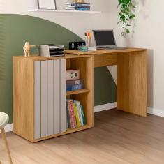 Mesa De Computador Com Porta De Correr Future Marrom Caemmun