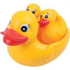 Conjunto 3 Patinhos De Borracha Para Banho - Pata Mãe
