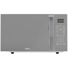 Micro-ondas Philco 25L Prata Espelhado PMO28S, Prata, 110V