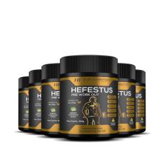6X Hefestus Pre-Workout Sabor Limonada Suiça Hf Suplementos