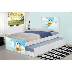 Bicama Juvenil Adesivada Ursinho Patrulheiro