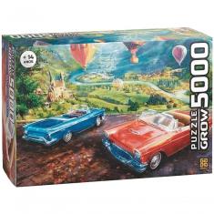 Quebra Cabeça Vale Dos Sonhos - 5000 Peças Grow