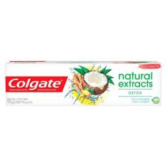 Creme Dental Colgate Natural Extracts Detox Coco e Gengibre 90g