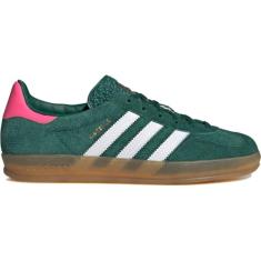 adidas Gazelle feminino para uso interno, verde, rosa, tamanho, Collegiate Verde Rosa, 35
