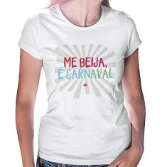 Baby Look Me beija, é carnaval - Foca na Moda, Branco, GGG