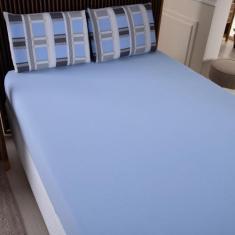 Jogo De Lençol Queen Malha 100% Algodão Com Fronha Estampada - Sophia 