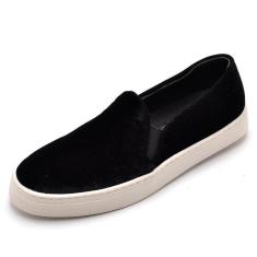 Tênis Slip On em Veludo Q&A Feminino-Feminino