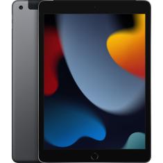 Apple iPad (9ª geração) A13 Bionic (10,2", Wi-Fi + Cellular, 64GB) - Cinza-espacial