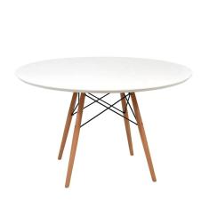Mesa de jantar Eames tampo 110cm - Branca	