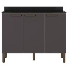 Balcão Triplo Bartira Veneza com 3 Portas e 1 Prateleira - 108,4cm de largura