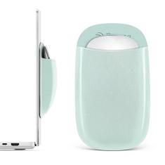 Suporte de mouse fino para laptop, bolsa de mouse para laptop, suporte de mouse de computador, capa para mouse mágico, adesivo reutilizável, sem resíduos de cola, compatível com iPad ou MacBook