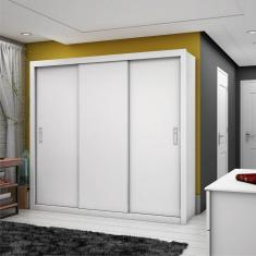 Guarda Roupa Casal 3 Portas de Correr 4 Gavetas Ilhéus Carioca Móveis