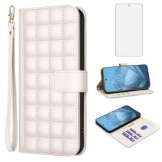 Asuwish Capa carteira para Google Pixel 9 5G com protetor de tela de vidro temperado, alça de pulso, suporte para cartão de crédito, capa flip celular TPU Kickstand Slim Pixel9 Nove mulheres homens