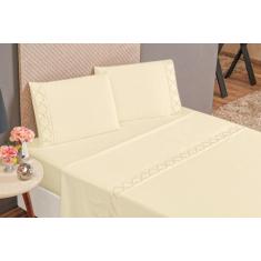 Jogo de cama infinity king 4 peças micropercal 400 fios top. - SAFIRA 