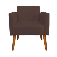 Kit 01 Namoradeira 02 Poltronas Marisa Marrom