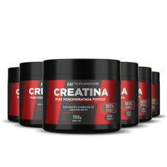 6x creatina em pó 3g pura hf suplements 150g - HF SUPLEMENTOS, PREMIUM
