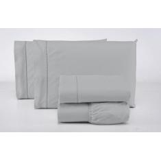 Jogo de lençol casal king box completo 4 peças 100% algodão 200 fios -