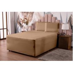 Lençol Luva Para Cama Box Casal Com Elástico Na Base - DJB Enxovais, A