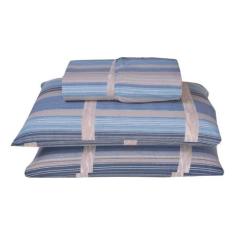 Jogo De Lençol Dia A Dia Estampado 3 Peças Casal Algodão - Riffo Store