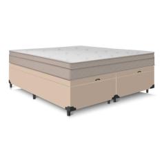 Cama Box Baú King Com Colchão Confort Tec 193x203x42 Premium - ProMax,
