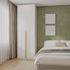 Guarda-roupa Modular 80cm com Portas e Prateleiras Jade Cabecasa Madeiramadeira