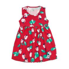 Vestido Infantil De Verão Rosa Diju Kids - Dj338-Rs
