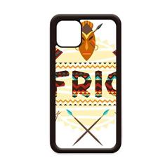 Placa Totem Africa Fancy Texto para iPhone 11 Pro Max Capa para Apple Mobile Case