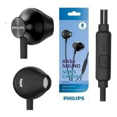 Fone Philips Com Microfone Taue101Bk/00 Preto
