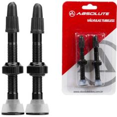Válvula Tubeless Absolute 48mm 2 Unidades