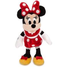 Disney Minnie Mouse Plush - Vermelho - Mini Saco de Feijão - 9 1/2 Polegadas