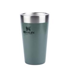 Stanley - Copo de cerveja isolado, copo empilhável Stay Chill de 473 ml, para bebidas quentes ou frias, Hammertone-Green