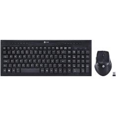 Teclado &amp; Mouse Sem Fio Dynamic Abnt2/1200dpi Preto Usb - Dc100
