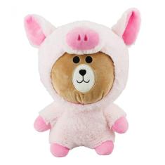 Urso Fantasiado Porco 30cm Pelúcia