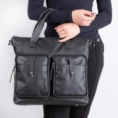 Bolsa de couro grande para notebook Jaque-Feminino