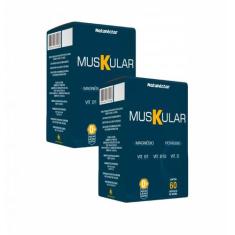 2x Muskular- Potássio+ Magnésio+ Vit D B1 E B12 - Natunéctar