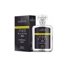 Perfume f40 black 100ml masculino - parfum brasil